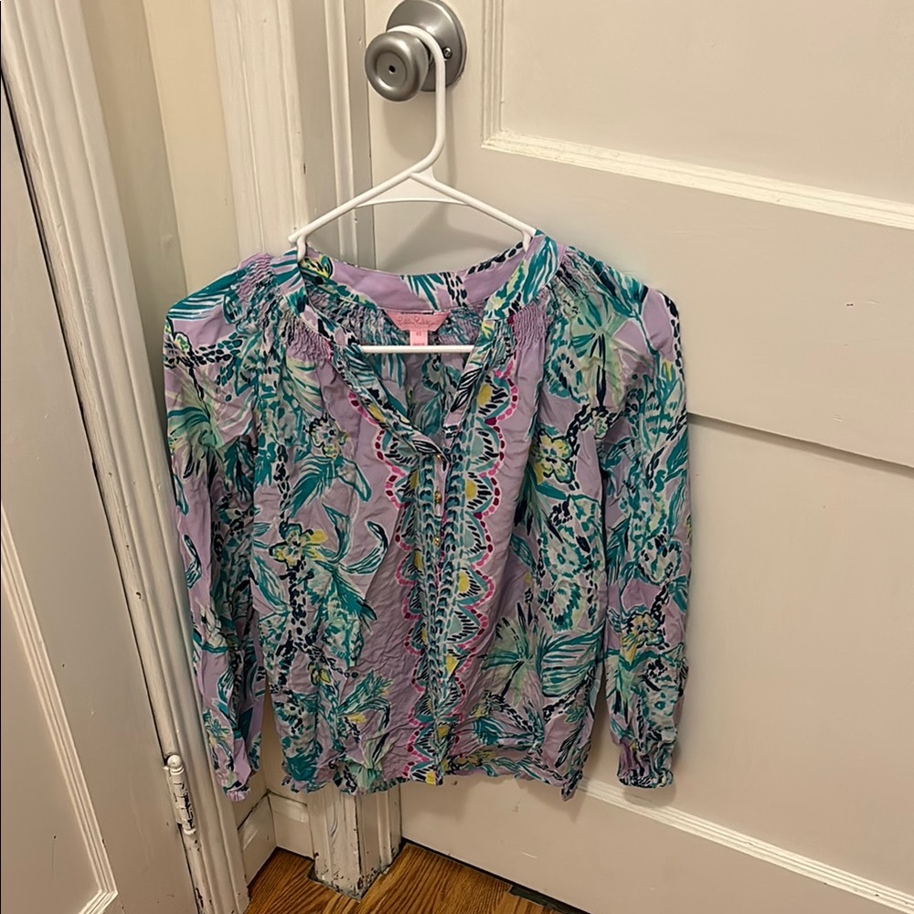 Lilly Pulitzer Multicolor Floral Top